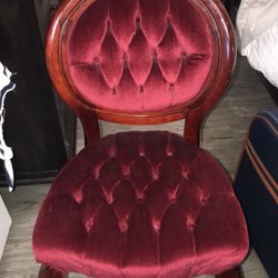Kimball Victorian Style Rose Chair 