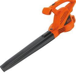BLACK+DECKER Electric Leaf Blower, Handheld Blowers for Lawn Care, Lightweight, 180 MPH 180 CFM, 7-Amp, Corded 