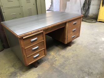 Vintage Oak Desk