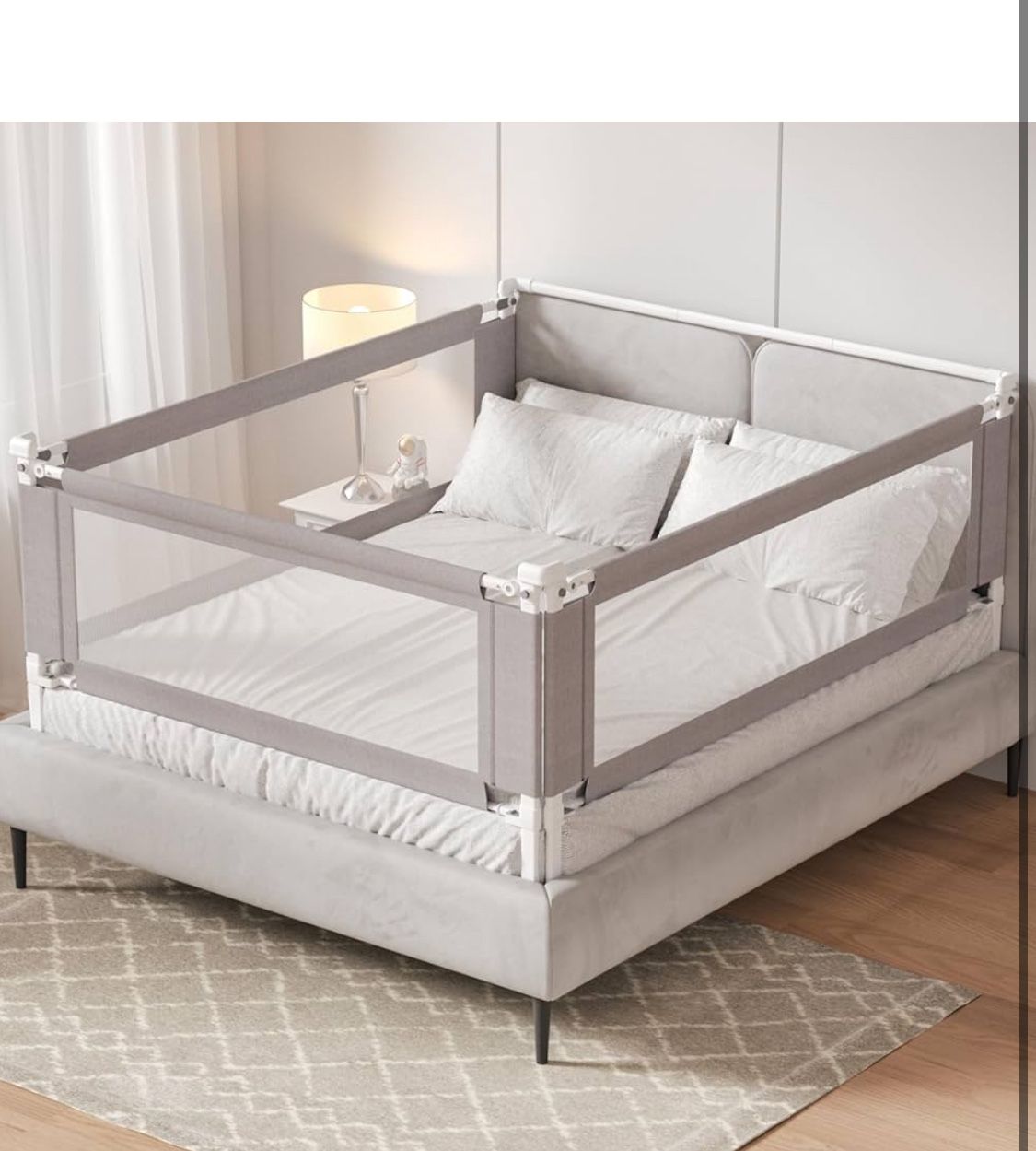 Kinder King 4 in 1 Portable Nursery Center, Foldable Baby Bedside Crib w/Bassinet, Infant Pack n Play Playard Toddler Large Playpen, Newborn Changing