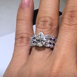 Stunning Custom Platinum Wedding Ring