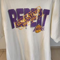 Vintage 1988 Laker Repeat Champion 