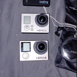 2 Go pro Hero 3+ &Hero 4