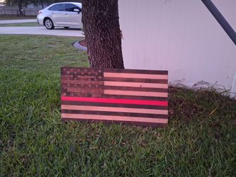 Wooden American Flag
