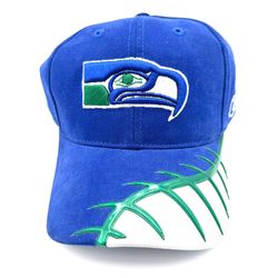 NFL Seattle Seahawks 2000 Reebok Vintage Velcro Back Adjustable Hat Cap NEW 