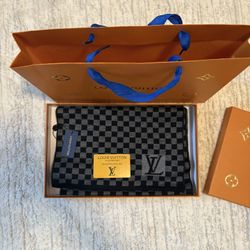 Black Designer LV Scarf