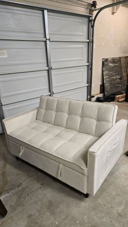 Cream Sleeper Sofa