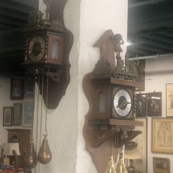 2 Vintage Atlas Clocks 