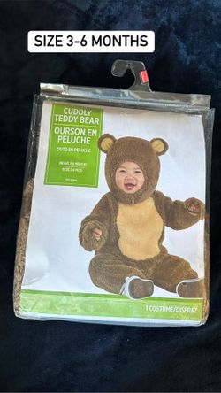 Teddy Bear Costume Size 3-6 Months 