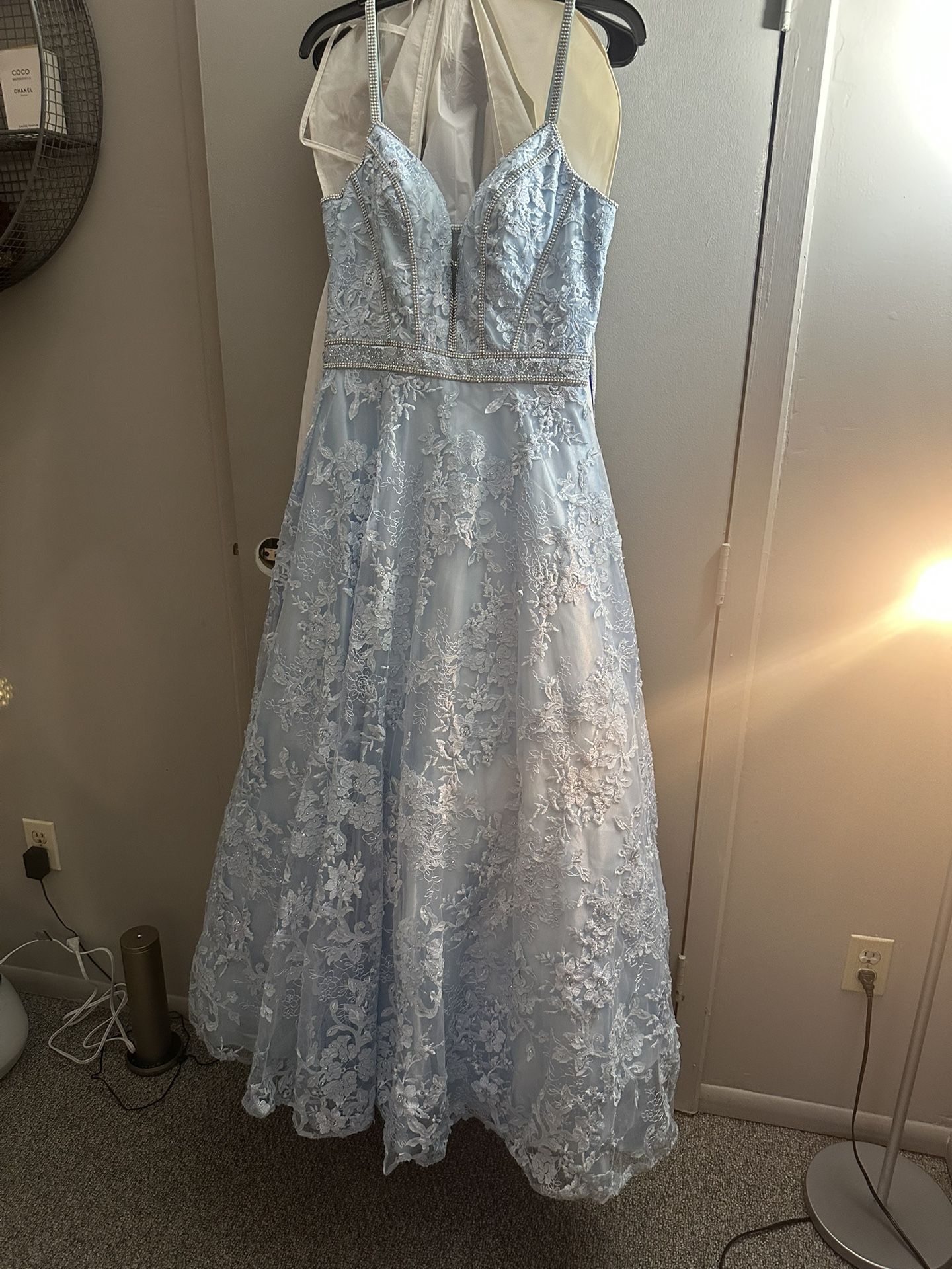 Light Blue Ball Gown