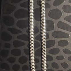 .925 STERLING SILVER SOLID MIAMI CUBAN LINK BRACELET 4MM 7.5"