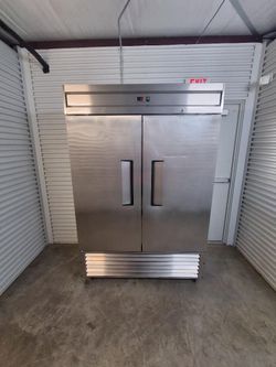Commercial FREEZER Stainless Steel Double Door Reach In Freezer