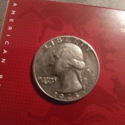 1973 Quarter D All Letters In The Reverse On The Rim