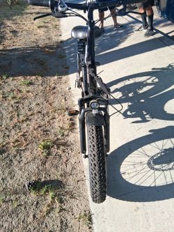 Black Fat Tire Electric Bike