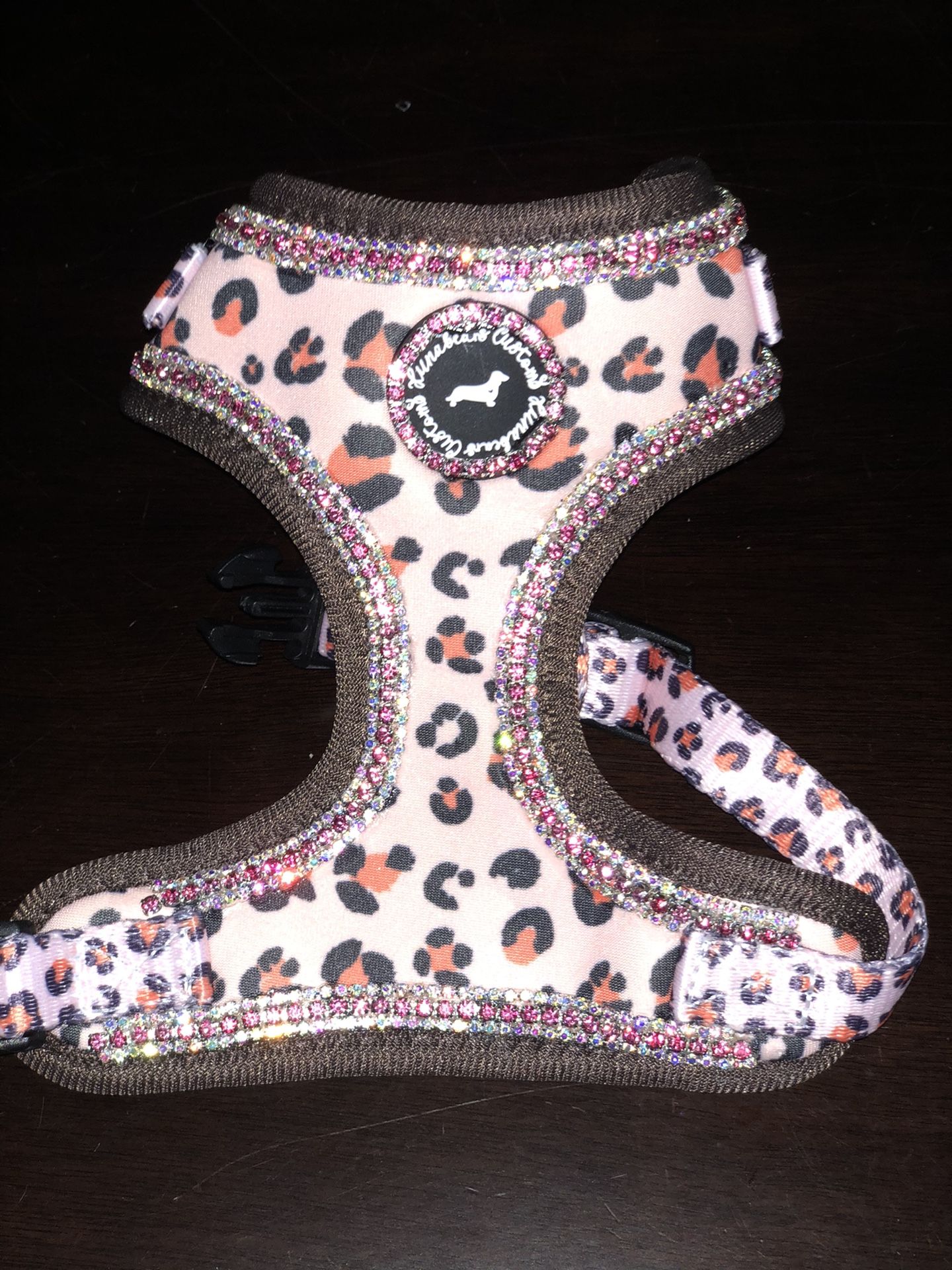 EXTRA SMALL Party Animal Bling Adjustable Dog Harness