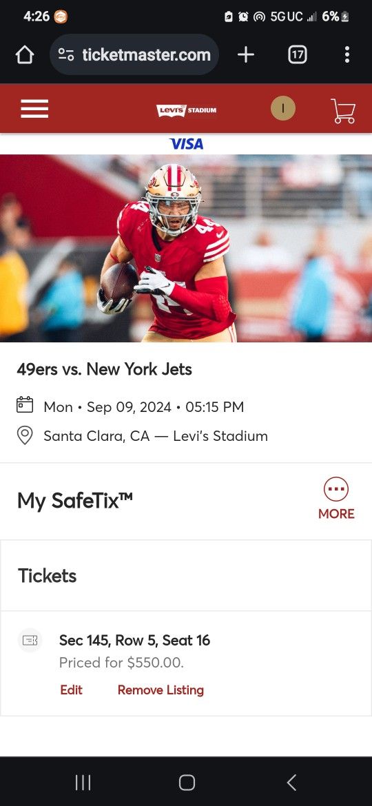 Jets @ 49ers