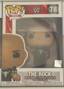 The Rock #78 Funko Pop vinyl figure. New