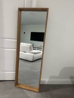 Wood Frame Wall Mirror