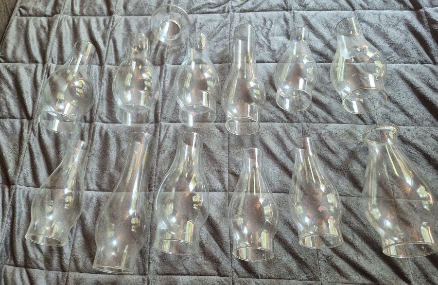 13 Hurricane Glass Globes