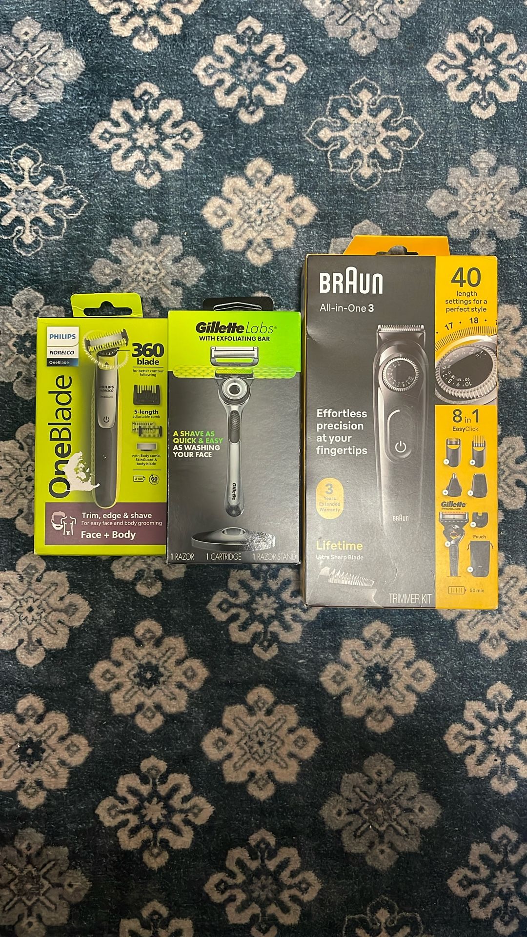 Three Shaver’s Brand New Never Been Opened 