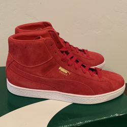 Red Puma Suede Classic Casual Shoes
