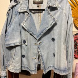 Torrid Jean Jacket Cropped Size 00