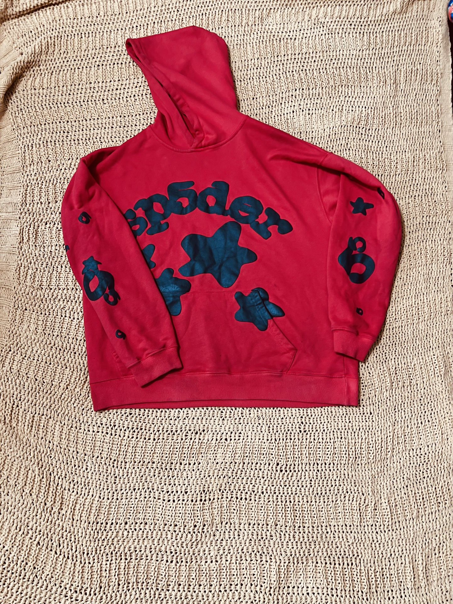 Men’s Medium Red spider Hoodie