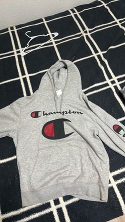 Grey champion hoodie XL