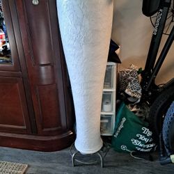 Nice Lamp Just Need A Shade 64" Tall 40$