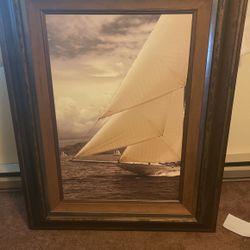 Beautiful Sail Boat Painting 