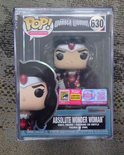 SDCC 2026 FUNKO POP! HEROES DC: ABSOLUTE WONDER WOMAN LE 1000 FIGURE - IN HAND
