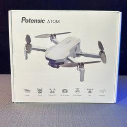 ATOM GPS Drone with 4K 3-Axis Gimbal, Video Transmission, Visual Tracking
