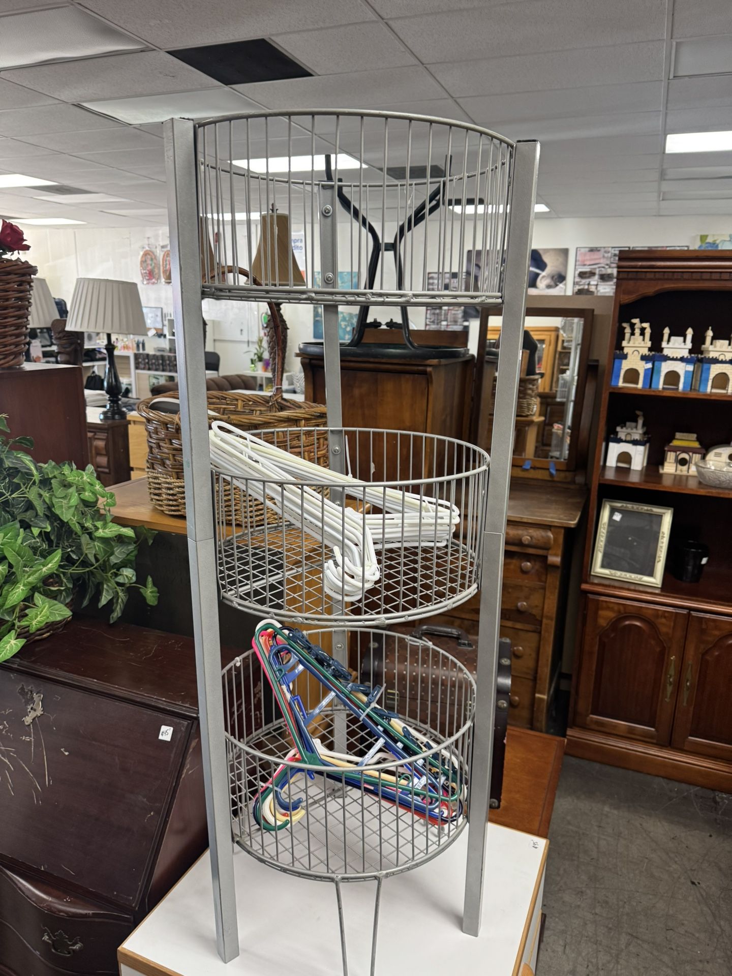 3 Tier Wire Basket Rack