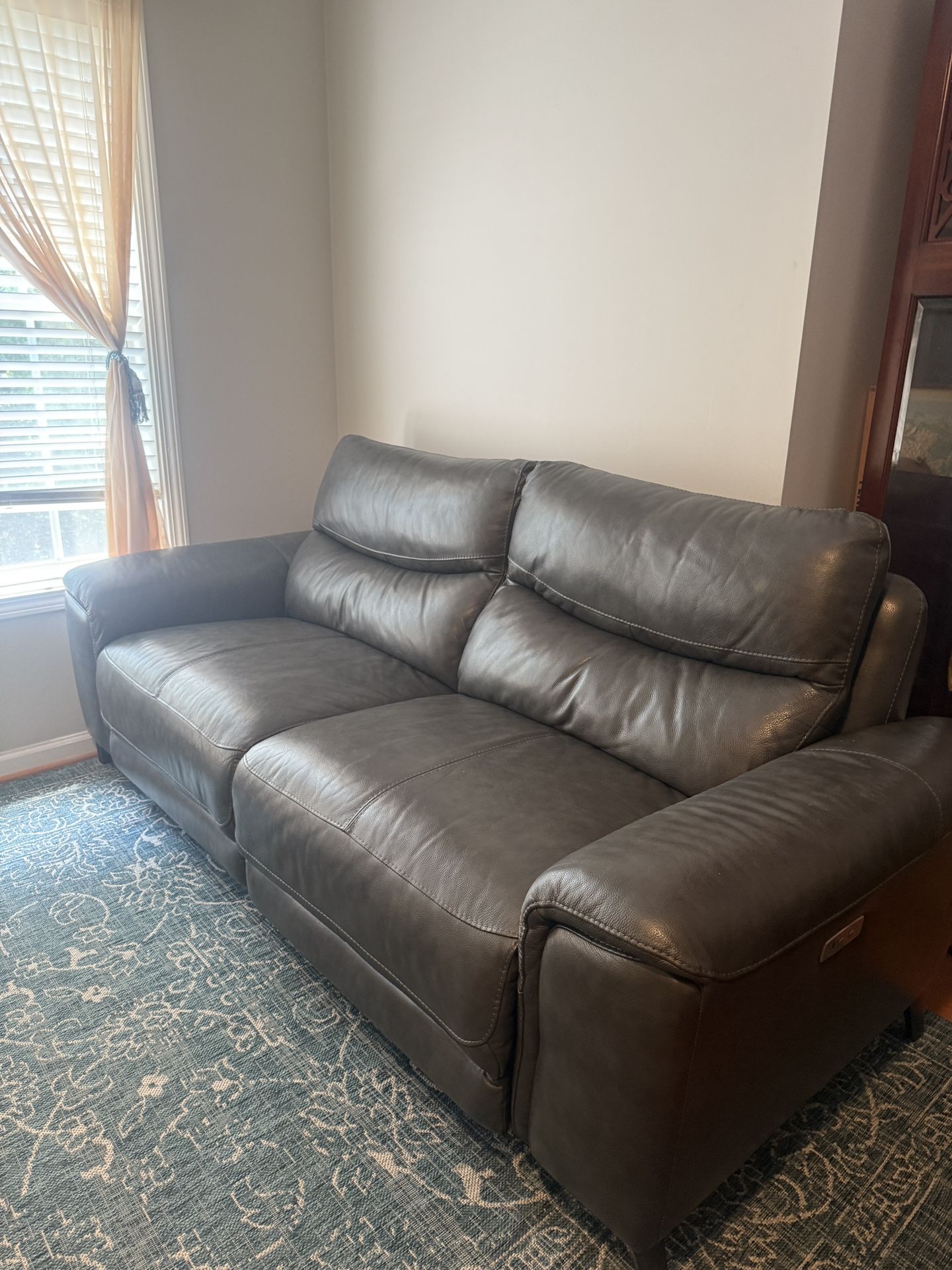 Leather Loveseat Recliner