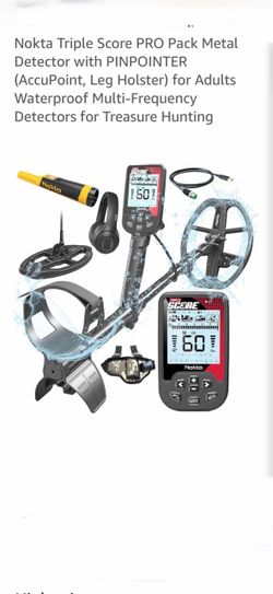 Nokta Triple Score PRO Pack Metal Detector with PINPOINTER