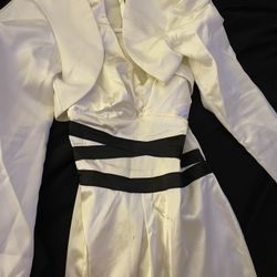 Pearl White Casual Dress