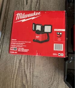 Milwaukee m18 light and battery
