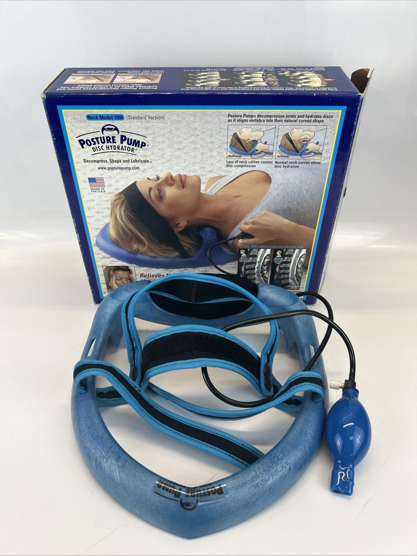 Posture Pump 1100-SX Neck Exerciser Cervical Hydrator w/ Box