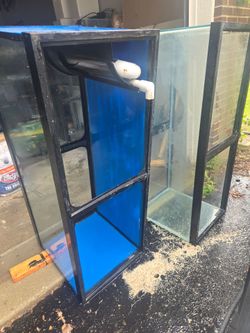 3, 75 Gallon Glass Aquarium Fish Tank