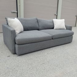 Crate & Barrel Deep Seated Couch - Delivery Available
