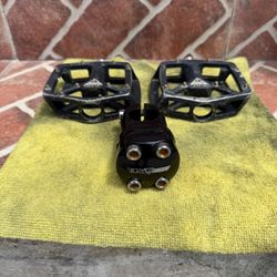 Black Ops Bmx Stem And Pedals