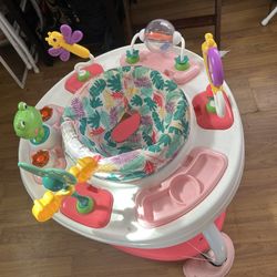 Bright Starts Bounce Bounce Baby 2-in-1 Activity Center Jumper & Table