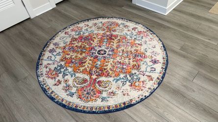 6’ round rug