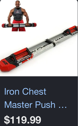 Iron Chest Master Push Up - like new!