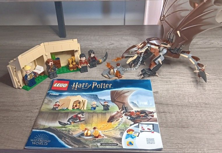 Harry Potter Lego Triwizard Tournament Hungarian Horntail 75946 (Complete)