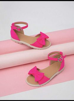 Pink Girl Barbie Sandals. Open Toe. Size 11/12