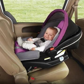 NEW N BOX CARSEAT W/BASE Graco Snugride 35 Grey