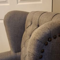 Modern Light Grey Chair 