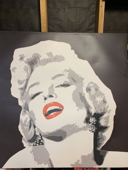 Big Marilyn Monroe canvas
