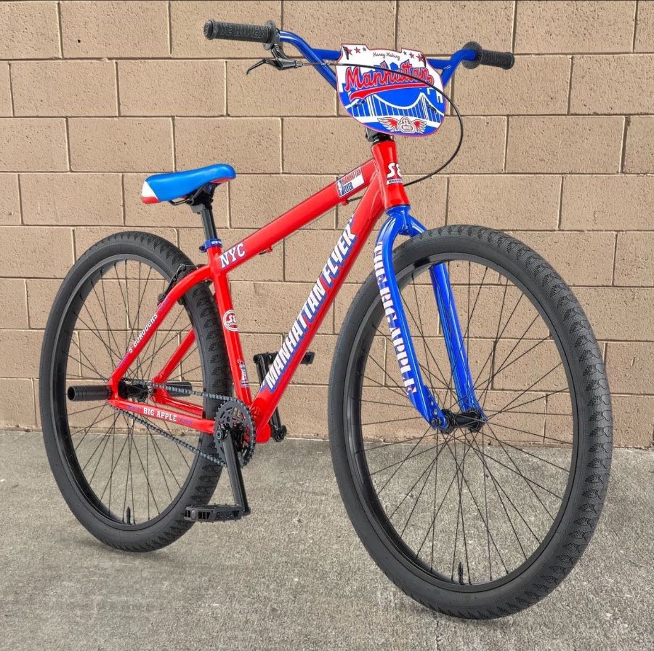 SE Bikes Manhattan Big Flyer 29” BMX Bike Red Empire